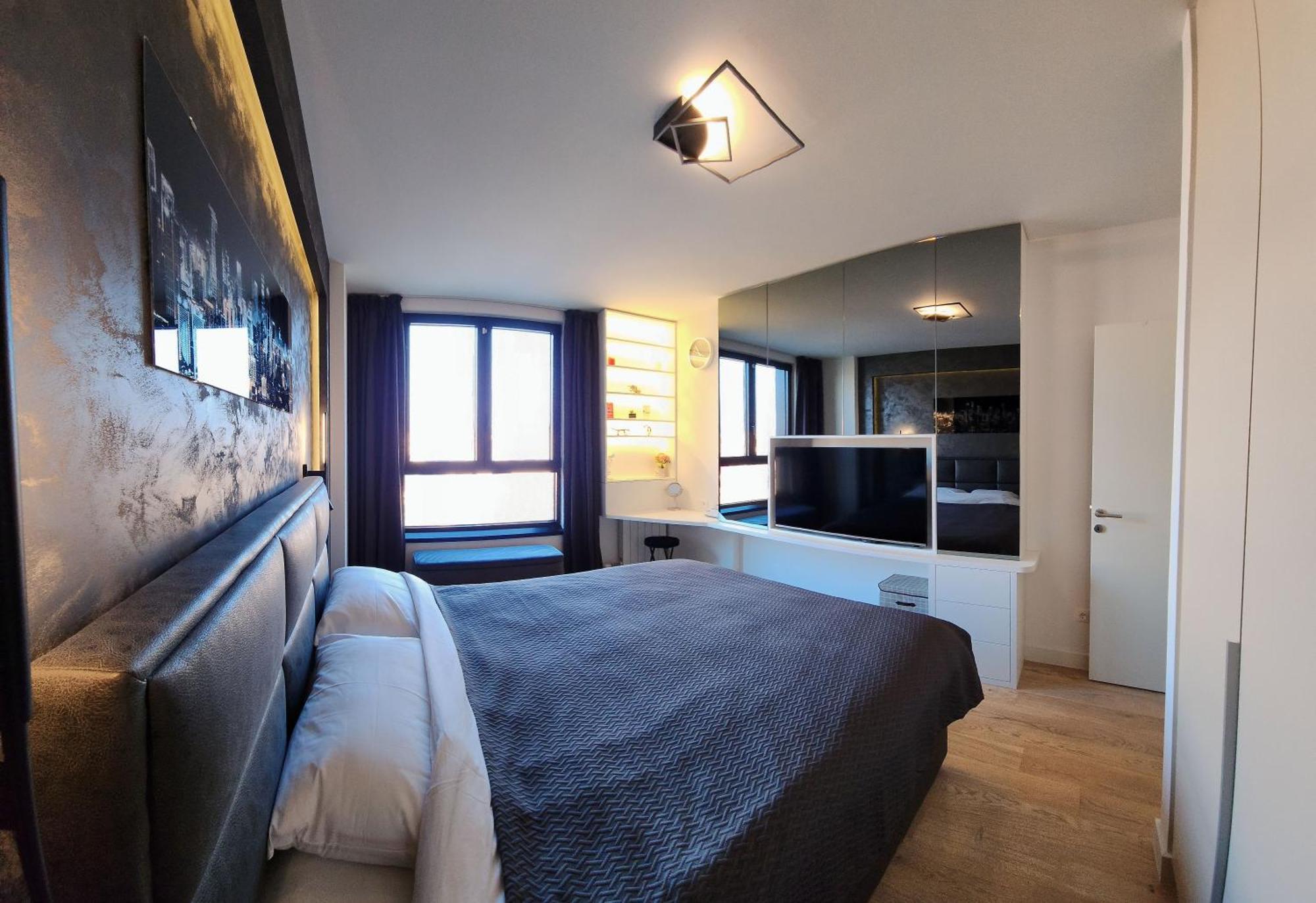 Belgrade Waterfront 16Th Fl Lux Apt. W/ City View المظهر الخارجي الصورة