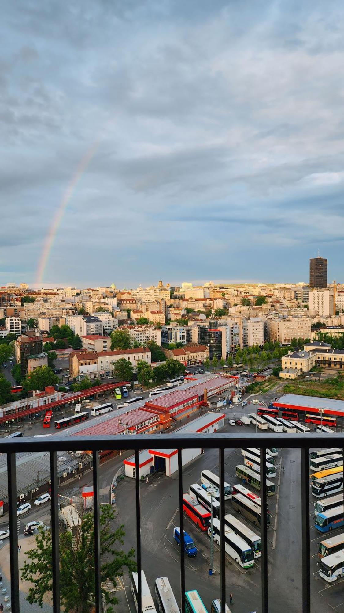 Belgrade Waterfront 16Th Fl Lux Apt. W/ City View المظهر الخارجي الصورة